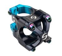 PURPLELILY Potence de guidon courte haute résistance en alliage d'aluminium pour vélo de route, guidon de vélo léger pour la plupart des vélos de montagne et de route