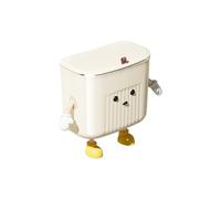 PURPLELILY Poubelle à compost de cuisine suspendue avec couvercle - À fixer au mur - Pour salle de bain, bureau, décoration d'intérieur