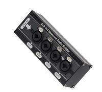 PURPLELILY Répartiteur numérique analogique 6,5 mm 3 broches équilibré 1 entrée 4 sorties Répartiteur répartiteur pour isolation du bruit