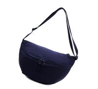 PURPLELILY Sac à bandoulière en nylon léger pour femme avec plusieurs poches d'épaule pour le travail et les activités de plein air, bleu, One Size