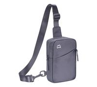 PURPLELILY Sac à bandoulière fonctionnel avec intérieur spacieux et sac à bandoulière confortable pour articles de sport et d'aventure, gris