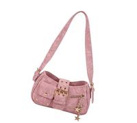 PURPLELILY Sac à main français élégant en cuir synthétique décontracté léger pratique avec plusieurs poches pour femme confortable et léger ville, a, One Size