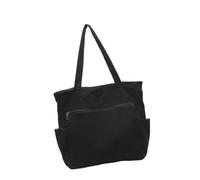 PURPLELILY Sac pour femme avec poches en velours côtelé sous les bras Sac à main tendance simple aisselle école grande capacité épaule femme mode aisselle velours côtelé grande capacité épaule, Noir
