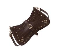 PURPLELILY Sac pour femme en cuir synthétique sous les bras Sac à main tendance Rivets Épaule Rétro Bandoulière Esthétique Aisselle Femmes Épaule Rétro Bandoulière Rivets Aisselle Élégant Aisselle