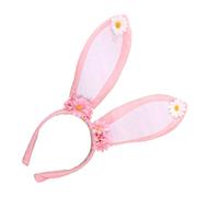 PURPLELILY Serre-tête avec oreilles de lapins longs - Pour cosplay, déguisement, fête de Pâques