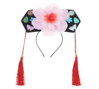 PURPLELILY Serre-tête traditionnel de princesse chinoise avec fleur