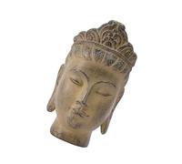 PURPLELILY Statue de Bouddhas en résine couleur pierre pour collectionneurs et amateurs de spiritualité, sculpture religieuse bouddhiste, figurine de méditations, statue de bouddhas décors