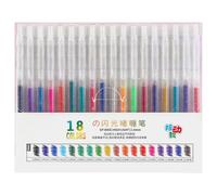 PURPLELILY Stylo à encre gel de couleur rétractable à pointe de 1 mm pour journal intime, planificateur, prise de notes, stylos étincelants rechargeables pour notes