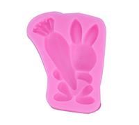 PURPLELILY Sugarcraft Emporte-pièce en silicone de qualité alimentaire en forme de carotte pour biscuits et savon