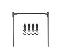 PURPLELILY Support de lampe de camping multifonction pliable pour ustensiles de cuisine - Organiseur d'extérieur avec crochets