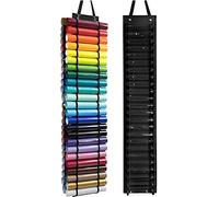 PURPLELILY Support de rangement mural pour salle de loisirs créatifs 24 rouleaux 48 rouleaux