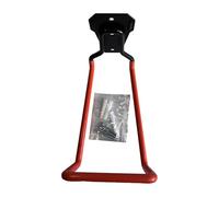 PURPLELILY Support de tuyau mural en métal robuste et peu encombrant pour un rangement efficace de tuyau d'eau en plein air, solution de stockage de sous-sol