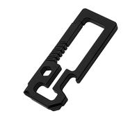 PURPLELILY Support en alliage métallique pour outils d'extérieur avec décapsuleur, tournevis, outil multifonction durable, mousqueton anti-perte, boucle porte-clés à suspendre à la taille