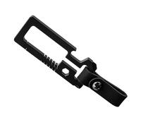 PURPLELILY Support en alliage métallique pour outils d'extérieur avec décapsuleur, tournevis, outil multifonction durable, mousqueton anti-perte, boucle porte-clés à suspendre à la taille