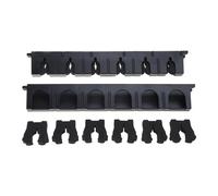 PURPLELILY Support mural en ABS pour canne à pêche Support de rangement Base fixe Support de collection Accessoires Canne à pêche Base fixe