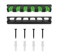 PURPLELILY Support mural vertical pour canne à pêche avec mousse - Support de rangement horizontal - 6 pièces