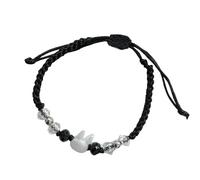 PURPLELILY Texture unique en alliage tissé à la main, parfait pour les amateurs d'art et les fans de bijoux faits à la main, cadeau d'amitié, taille unique, Comme décrit