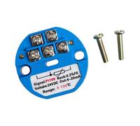 PURPLELILY Transmetteur de température PT100 0-100 ℃/-150 ℃/-300 ℃ 4-20 mA Sortie DC24 V Puissance de sortie pour une gestion efficace de la température potentiomètre