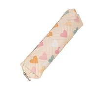 PURPLELILY Trousse à crayons en cuir résistant à l'eau avec fermeture éclair pour étudiants, adultes, enfants, jaune