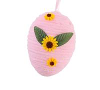 PURPLELILY Œufs tissés à la main - Pendentif tissé à suspendre pour décoration de vacances, centre de table, panier à suspendre