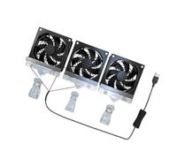 PURPLELILY Ventilateur de refroidissement USB polyvalent pour aquariums, température de l'eau et circulation de l'air, meilleur environnement