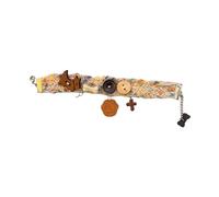 PURPLELILY Y2K Bracelet tissé à la main avec bouton pour animal domestique coloré en laine Accessoire pour les amateurs de mode Ornement amusant et tendance, taille unique, Comme décrit