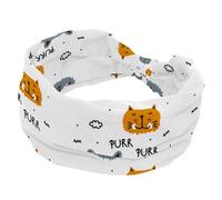Purr Cats Meow Bandeau large pour femme Élastique antidérapant pour entraînement, yoga, sport, course à pied