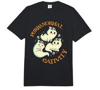 Purranormal Cativity Funny Halloween Costume Ghost Cats Gift Comfort Colors Adult Heavyweight T-Shirt