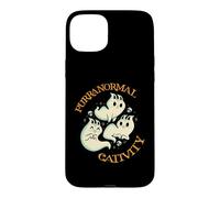 Purranormal Cativity Funny Halloween Costume Ghost Cats Gift Coque pour iPhone 15 Plus