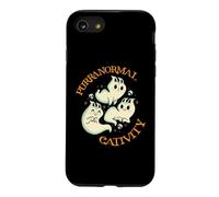 Purranormal Cativity Funny Halloween Costume Ghost Cats Gift Coque pour iPhone SE (2020) / 7/8