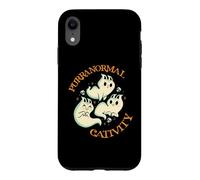 Purranormal Cativity Funny Halloween Costume Ghost Cats Gift Coque pour iPhone XR