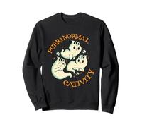 Purranormal Cativity Funny Halloween Costume Ghost Cats Gift Sweatshirt