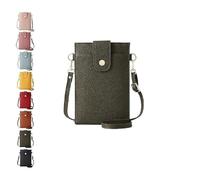 Purrcase 2025 Women's Ultra-Slim Vertical Phone Wallet, Crossbody Bag With Card Slots And Pockets(Green)