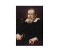 PURRCOCO Impression sur toile Galileo Galilei du XVIIe siècle Inventeurs Italiens 40 x 60 cm