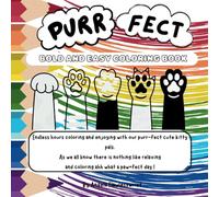Purrfect: Bold and Easy Coloring book