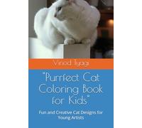 "Purrfect Cat Coloring Book for Kids": Fun and Creative Cat Designs for Young Artists