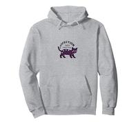 Purrfection Prend de la Pratique de la Motivation du Chat Sweat à Capuche, Unisexe pour Adultes, Gris Chiné, M