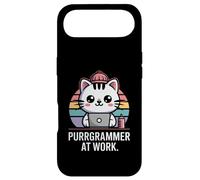Purrgrammer at Work Cat Coding Coque pour iPhone Air
