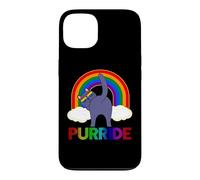 Purride Funny Cat Gay Pride LGBTQ Rainbow Sunglasses Coque pour iPhone 13