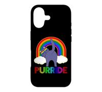Purride Funny Cat Gay Pride LGBTQ Rainbow Sunglasses Coque pour iPhone 17