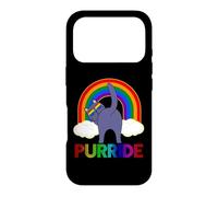 Purride Funny Cat Gay Pride LGBTQ Rainbow Sunglasses Coque pour iPhone 17 Pro