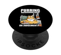 Purring background noise or judgement? PopSockets PopGrip Adhésif