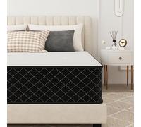 PurrJoys Matelas hybride 120x200 cm, Hauteur 25 cm, Ressorts ensachés H3 & H4, 7 zones ergonomiques, respirant, certifié Oeko-TEX®, pour les dormeurs sur le côté et sur le dos, 100 nuits d'essai