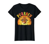 Purrkey Turquie Chat Chaton Amusant Thanksgiving Amoureux du propriétaire de Chat T-Shirt Graphique avec Valeur