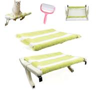 Purrloft Bedside Hammock for Pets,Hanging Cat Bed with Strong Support,Adjustable Artificial Pet Rack and Window Sill Perch,Pet Cat Window Perch Sill Seat for Indoor Pet Cats to Rest (B, 1)