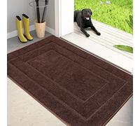PURRUGS Paillasson Attrape-Poussière 80 x 120 cm, Tapis Entrée Antidérapant Lavable en Machine, Tapis de Port Super Absorbant pour Chien, Porte d'Entrée et Couloir