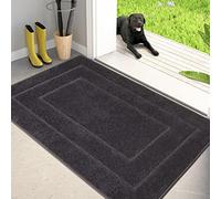 PURRUGS Paillasson Attrape-Poussière 80 x 120 cm, Tapis Entrée Antidérapant Lavable en Machine, Tapis de Port Super Absorbant pour Chien, Porte d'Entrée et Couloir