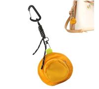 Purs à main de pièce de couverture, pochette de pièce de porte-clés,Portefeuille de poche de forme de chapeau de mode | Charme de sac à dos pendentif en clés, sac de poche de rangement des écouteurs c