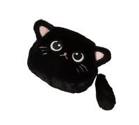 Purse à Monnaie en Forme de Chats pour Les Femmes Changement de Portefeuille avec des Fermetures à glissière Carte Clé Morceau de trésorerie Sachet de Maquillage Portable Sac en Peluche Porte-Monnaie
