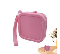 Purse À Monnaie - Small Coin Pouch | Mini Portefeuille Carré | Petit Portefeuille De Poche | Mini Sac Cosmétique pour Hommes Femmes, Filles Voyage À Plusieurs Usage Accessoire (Vert/Gris/Noir/Ro